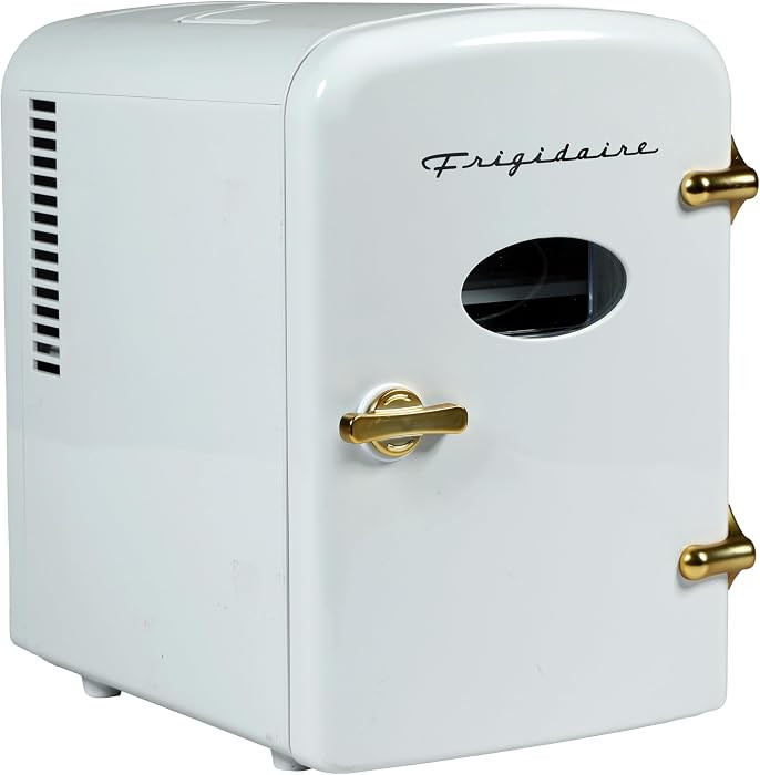 Frigidaire Retro Mini Personal Fridge Cooler, Holds up to 9 Cans, Portable for Car, Office, Bedro... | Amazon (US)