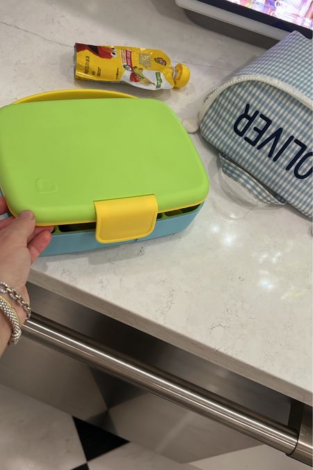 Toddler lunch box! 

Love this bento lunchbox for kids. It fits perfectly too in this blue and white gingham lunchbox that’s personalized. 

Has 5 compartments that Fits a sandwich, fork/silverware, condiments, chips/pretzels/cheese, and fruits/veggies. 

Kids lunchbox, boys lunchbox, boys bento box, toddler lunch, toddler snack box 



#LTKfamily #LTKfindsunder50 #LTKkids