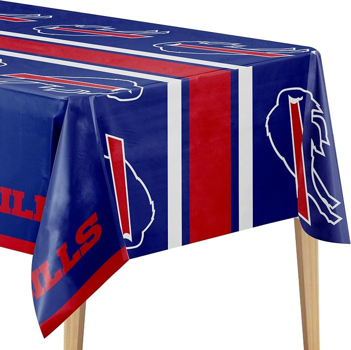 Trendware Buffalo Bills Plastic Tablecloths, 3 ct, Officially Licensed | Amazon (US)