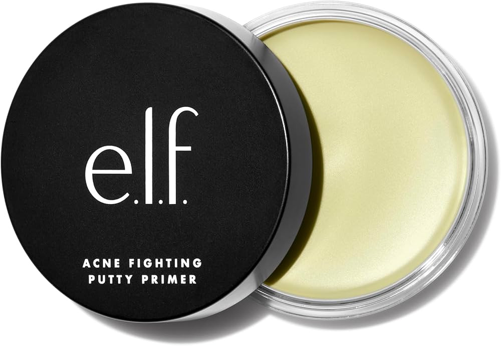 e.l.f. Acne Fighting Putty Primer, Infused with 1.8% Salicylic Acid, Helps Prevents Future Breako... | Amazon (US)