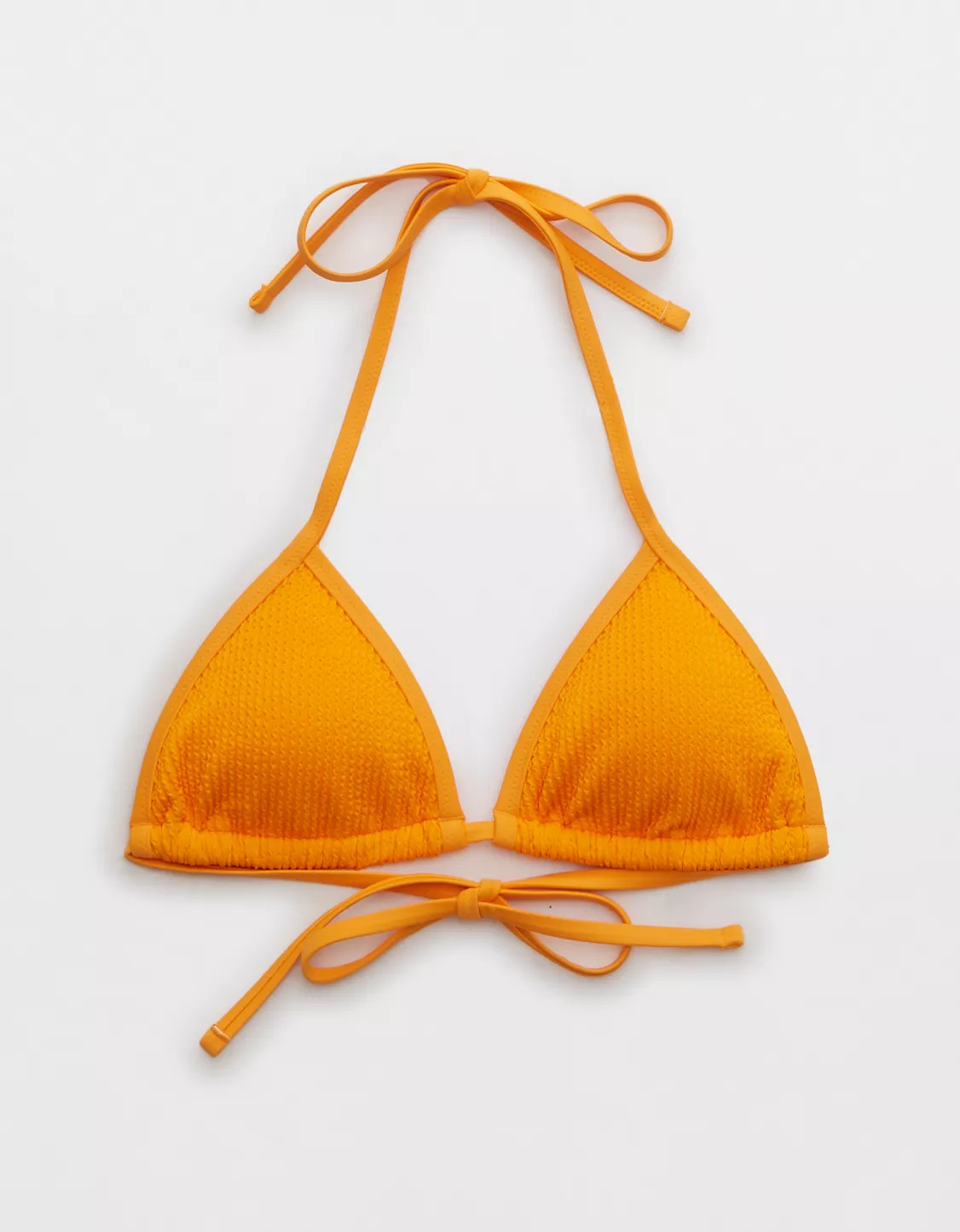 Aerie Crinkle String Triangle Bikini Top | American Eagle Outfitters (US & CA)