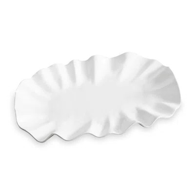 VIDA Bloom Large Oval Platter (White) | Wayfair North America