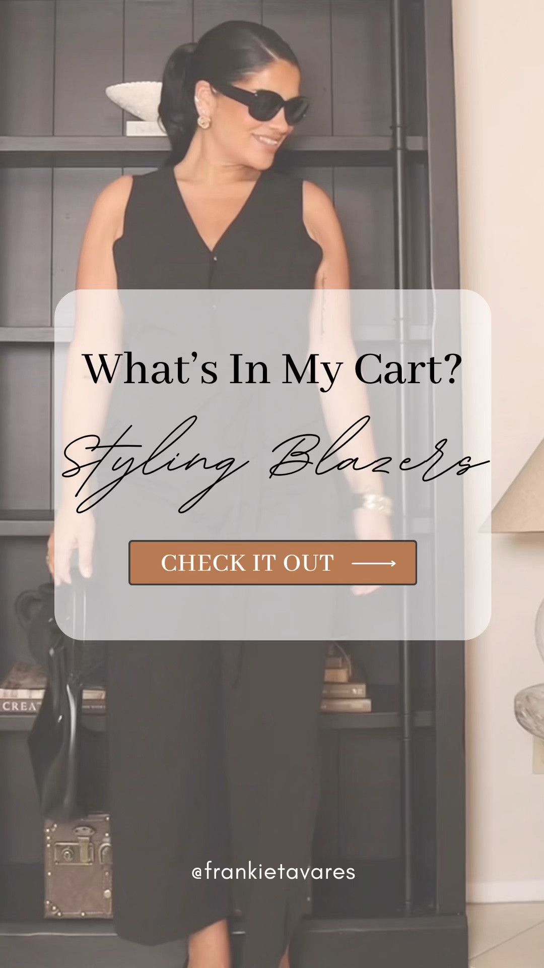 What’s in my Amazon cart: Blazers Edition 🤎

Three fall-ready looks, one wardrobe staple I’ll never get tired of. From polished and classic to effortlessly layered, these blazers make getting dressed feel instantly more put-together.

✨ Easy to dress up or down
🍂 Perfect for fall layering
🤎 Chic, timeless & so easy to style

Which look would you wear? 👀

#FrankieTavares #AmazonFinds #AmazonFashion #AmazonCart #WhatsInMyAmazonCart #FallFashion #FallStyle #FallOutfits #BlazerStyle #BlazerOutfit #FallLayers #StyleInspo #FashionFinds #AffordableFashion #AffiliateLink

#LTKOver40 #LTKSeasonal #LTKMidsize