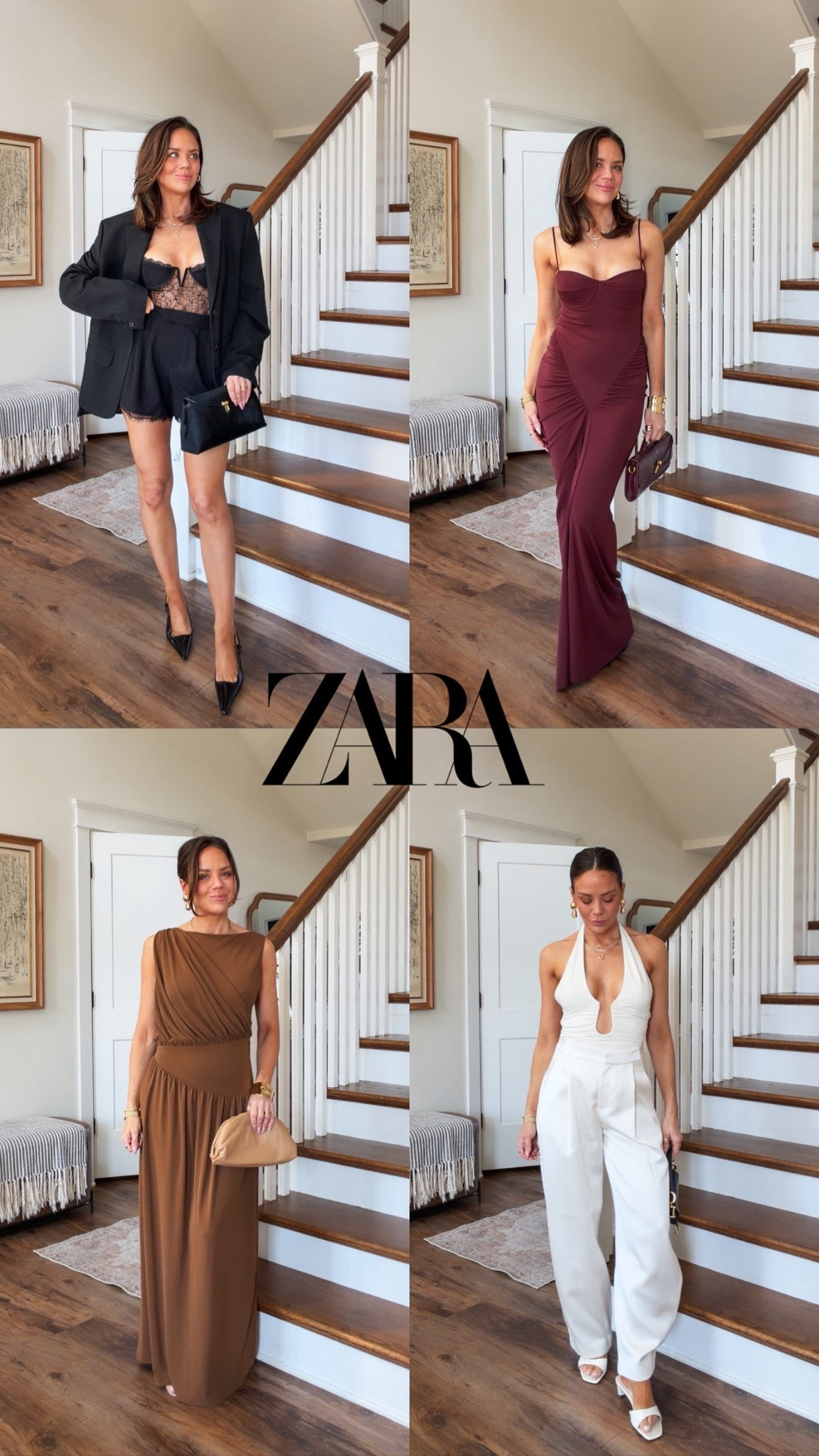 Zara spring date night and event looks! IM OBSESSED. Trust me & size up in the black bodysuit. Wearing S in the dresses & bodysuits. Xs white pants and shorts 

#LTKgrwm #LTKootd #LTKSpringSale