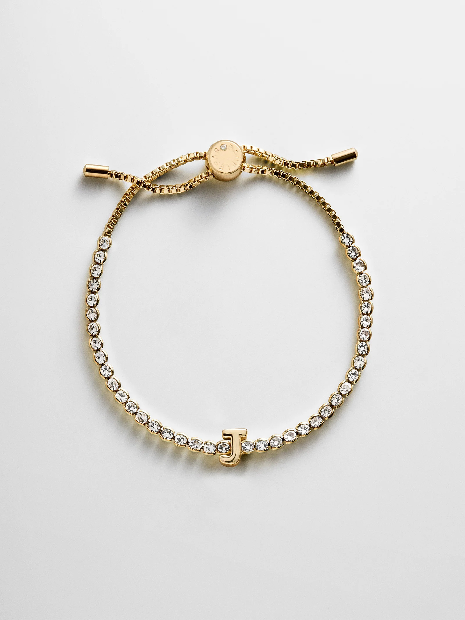 Block Letter Tennis Bracelet - Initial Tennis Bracelet | BaubleBar