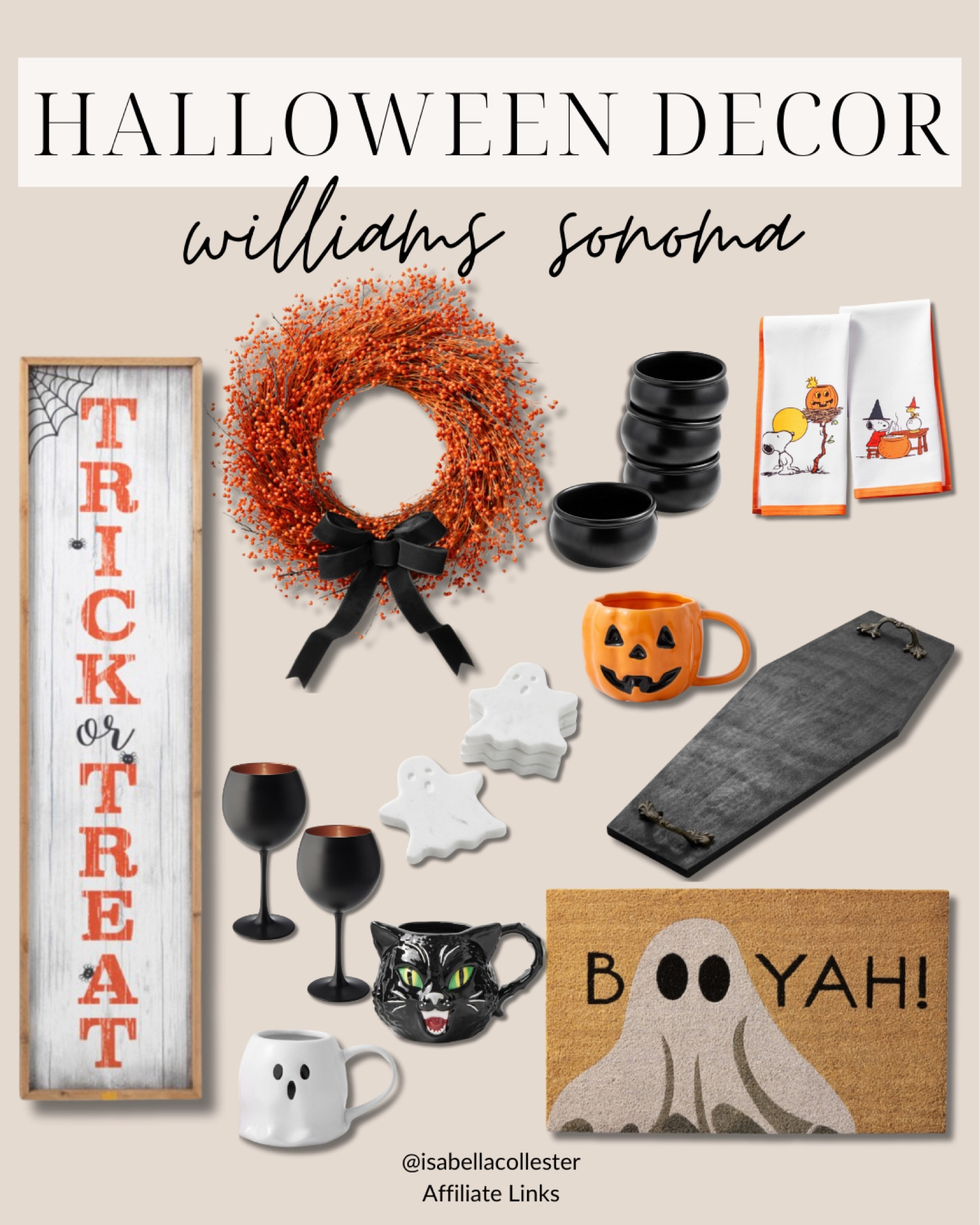 Williams Sonoma Halloween 

Halloween decor  Halloween home decor  Halloween party hosting  Halloween  fall decor  home decor  fall home decor  Halloween Williams Sonoma  

#LTKHome #LTKSeasonal #LTKStyleTip