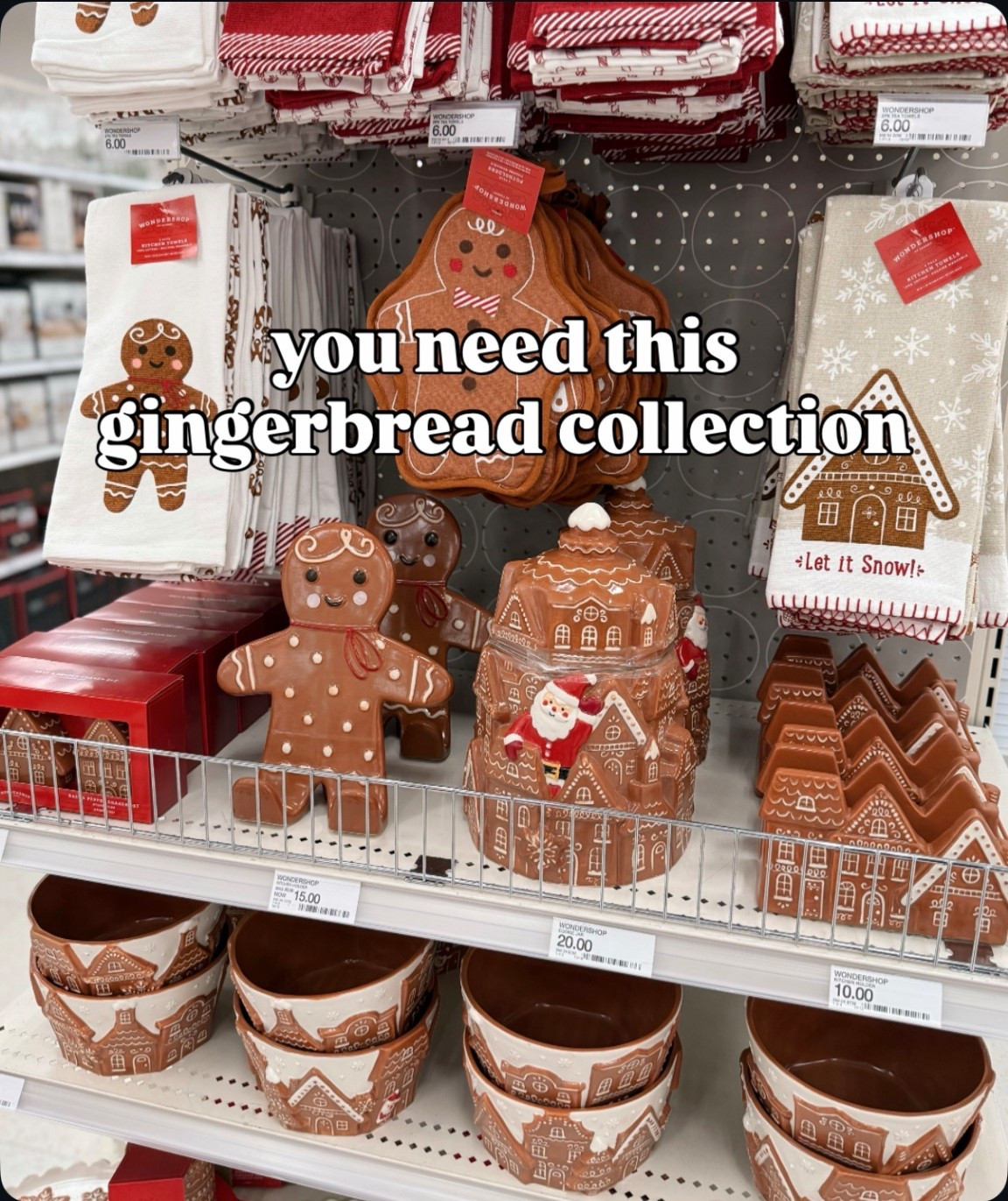 Gingerbread kitchen collection at Target 

#LTKSeasonal #LTKHome #LTKHoliday