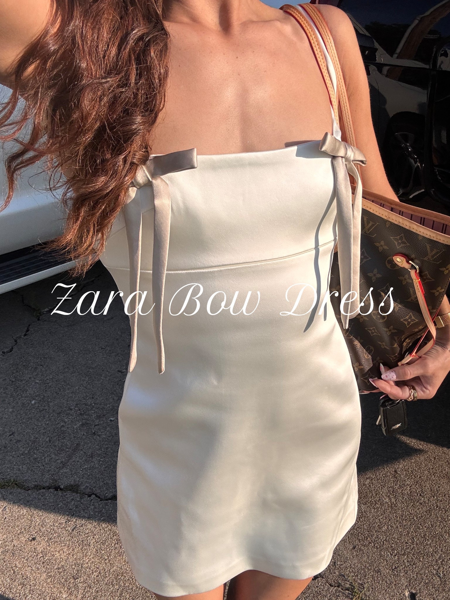 White Bow Dress- perfect for enagagements, graduations, & going out!! #zara #whitebowdress #bows #goingoutoutfits 

#LTKxMadewell #LTKSeasonal #LTKxVICI