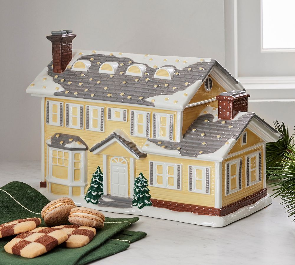 National Lampoon’s Christmas Vacation™ House Stoneware Cookie Jar | Pottery Barn (US)