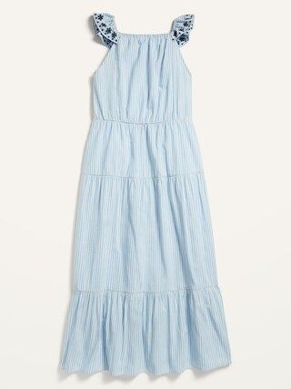 Sleeveless Tiered Maxi Dress for Girls | Old Navy (US)