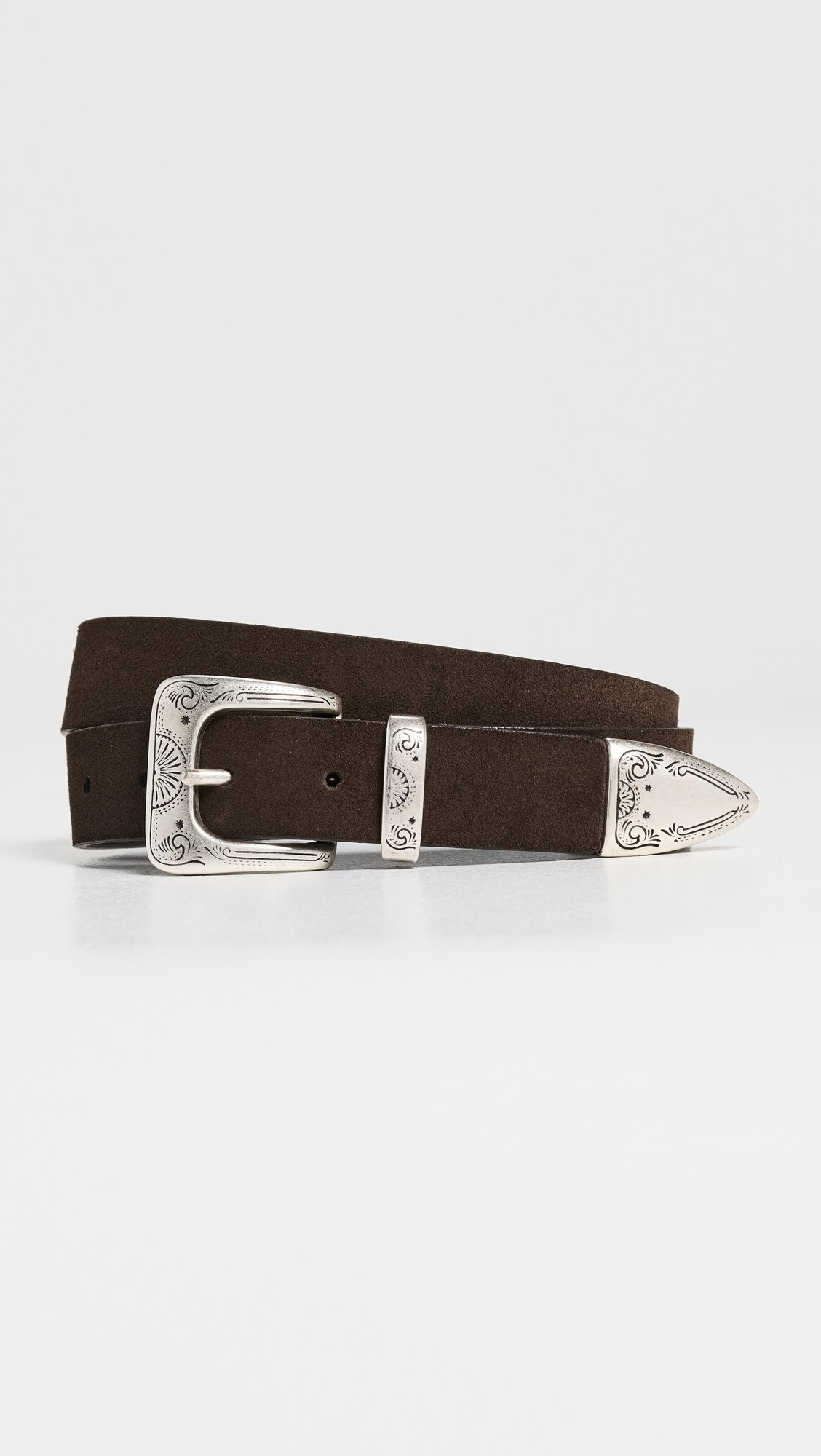Narrow Casual Suede Belt | Shopbop