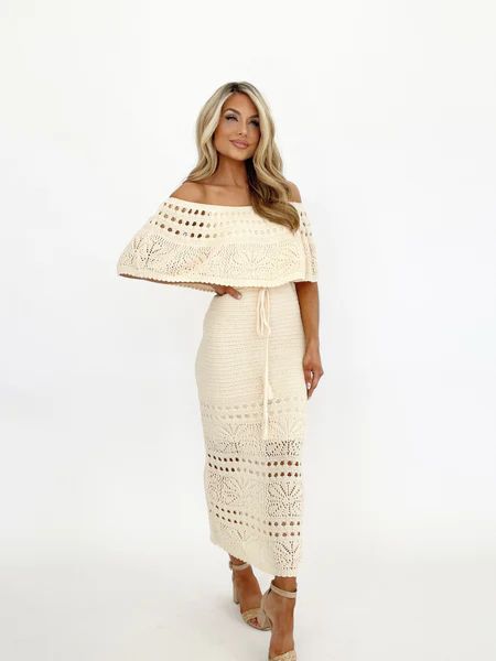 Chasing The Sun Crochet Dress | Lane 201 Boutique