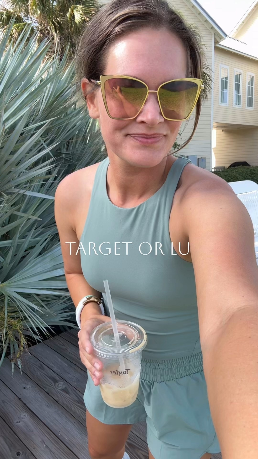 LIKE and comment “TARGET OUTFIT” to have all links sent directly to your messages. This gorgeous set from Target is giving Lu with the quality, material and details. I went up to a M in the top and my normal M in shorts ✨spring fashion , travel outfit, casual outfit
.
#momstyle #everydaystyle #sportsmom #casualstyle #casualoutfit #target #targetstyle #Athleisure #activewear 

#LTKSaleAlert #LTKActive #LTKFindsUnder50