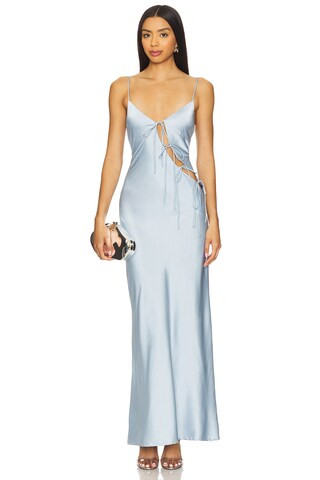 x REVOLVE About A Girl Maxi in Turquoise Blue | Revolve Clothing (Global)