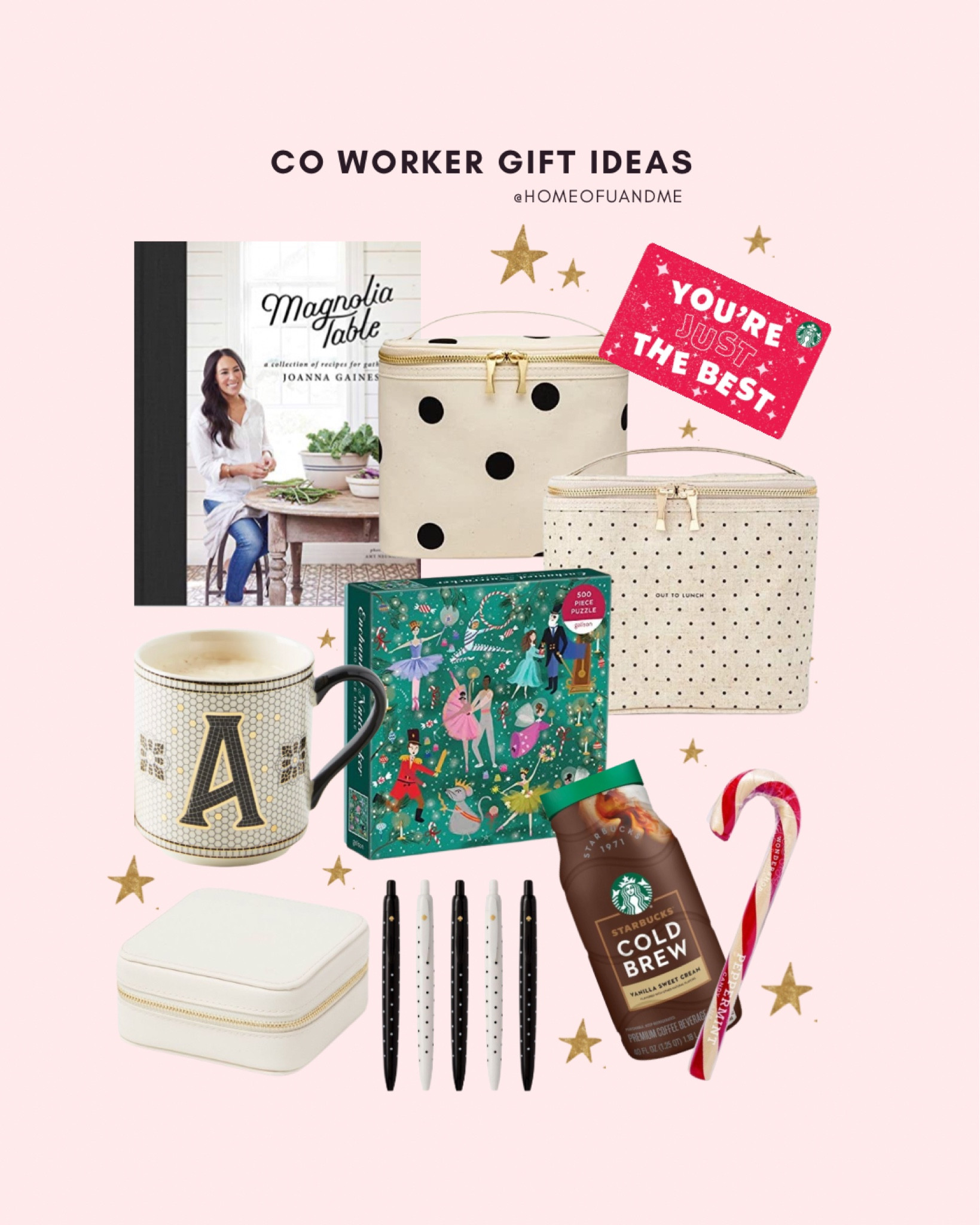 Co worker gift ideas 🎁 #coworker #coworkergifts #christmaspuzzle #lunchbox #starbucks #anthropolgie #coffee #christmasgifts #blackfriday 

#LTKunder50 #LTKGiftGuide #LTKsalealert