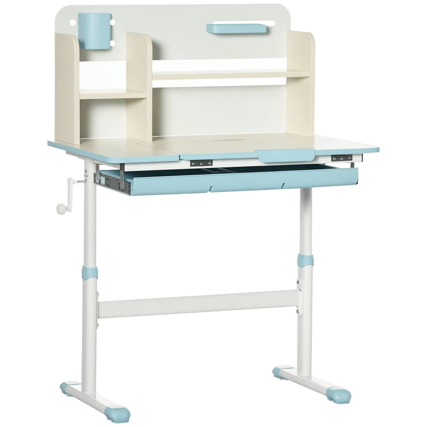 HONGGE - Kids Adjustable Study Desk with Tilt Top Storage Design for Ages Three to Twelve | Best Buy U.S.