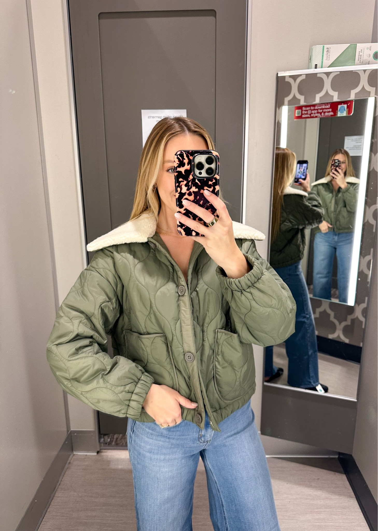 Black Friday deals on this Target outfit! 40% off this cute puffer and my jeans!

#LTKCyberWeek #LTKHoliday #LTKSaleAlert