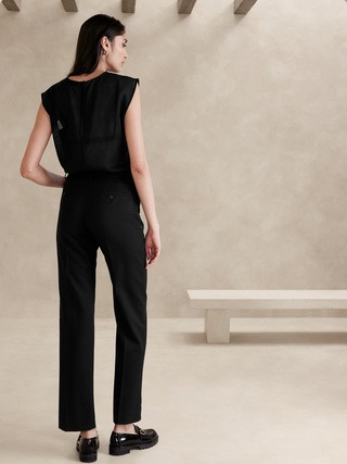 Siena Straight Italian Wool Pant | Banana Republic (US)