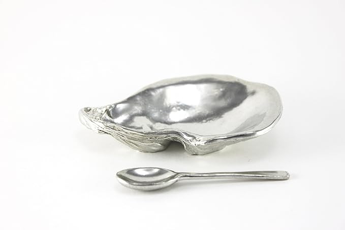 Pewter Oyster Shell Salt Cellar | Amazon (US)
