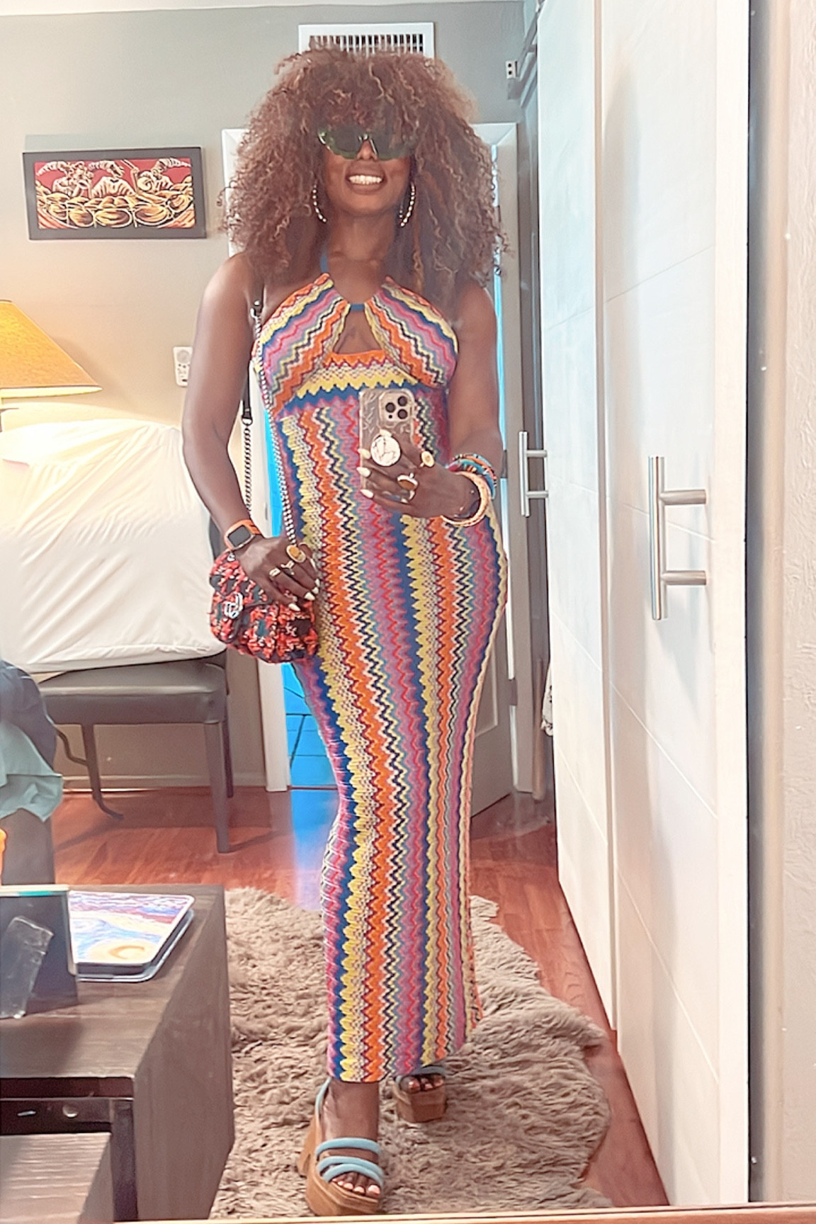 Dresses dresses, dresses & this is one for the books with it’s colorful crochet detailing, cut outs in very well strategic places, fitted & figure hugging + flattering is this dress! I literally got hoots from a passerby lady in north scottsdale mall!🤣 Wear Nipple covers it’s the only way to rock this!

#LTKcurves #LTKFestival #LTKstyletip