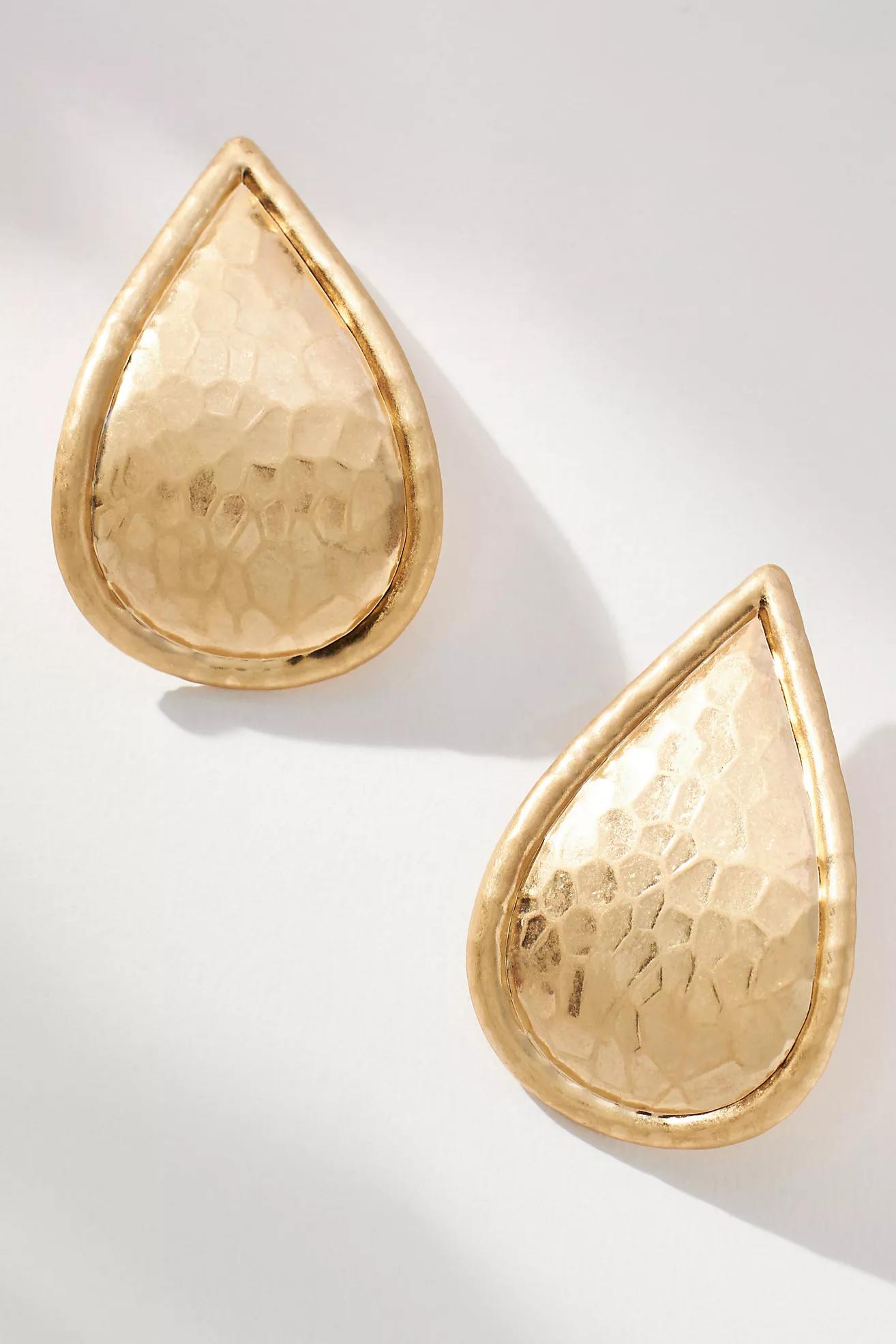 Hammered Teardrop Earrings | Anthropologie (US)