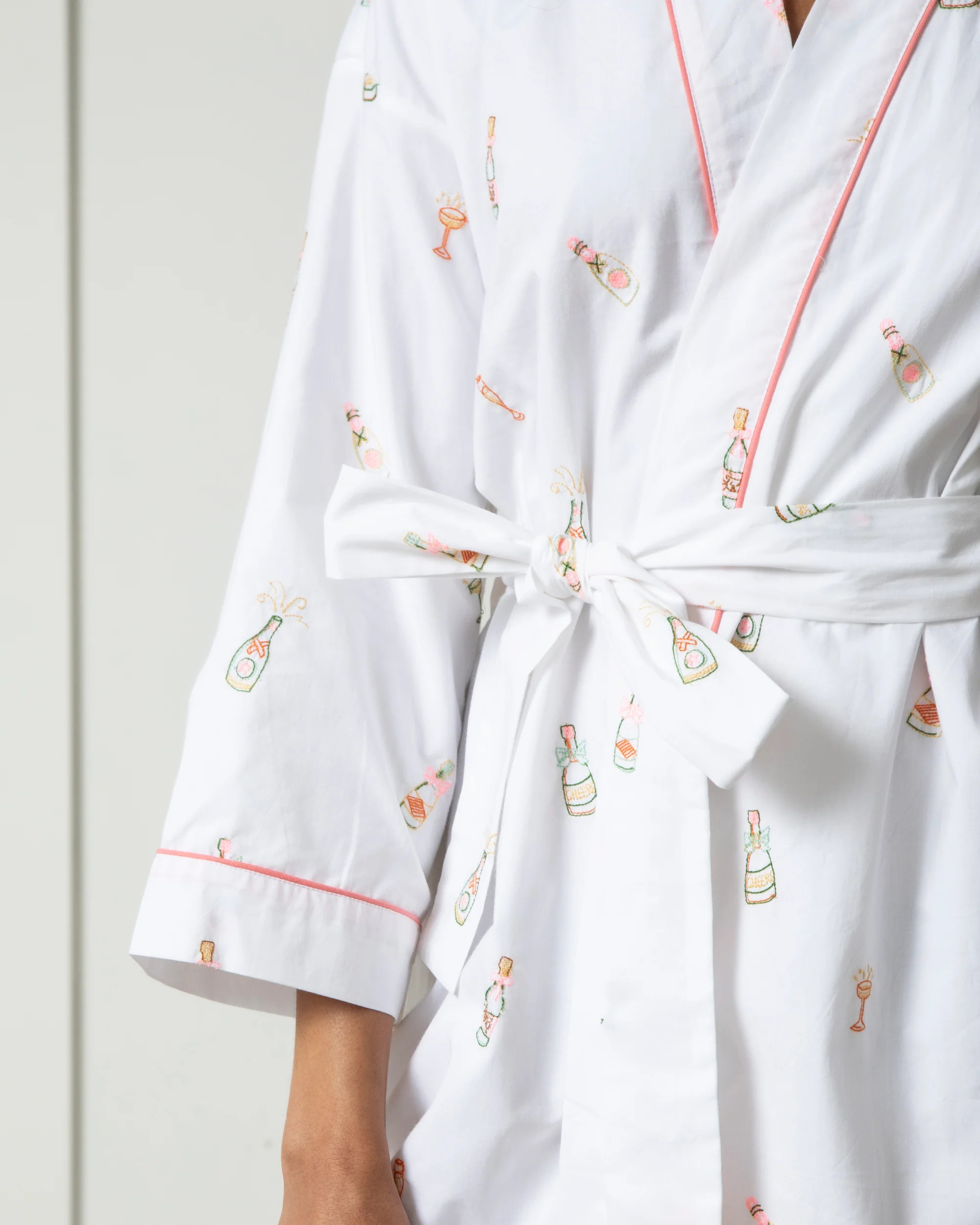 Bubbly Brunch - Getting Ready Robe - Cloud | Printfresh