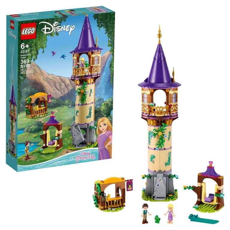 LEGO Disney Princess Rapunzel's Tower 43187 Building Set - Castle Toy Kit, Playset with 2 Mini-Do... | Walmart (US)