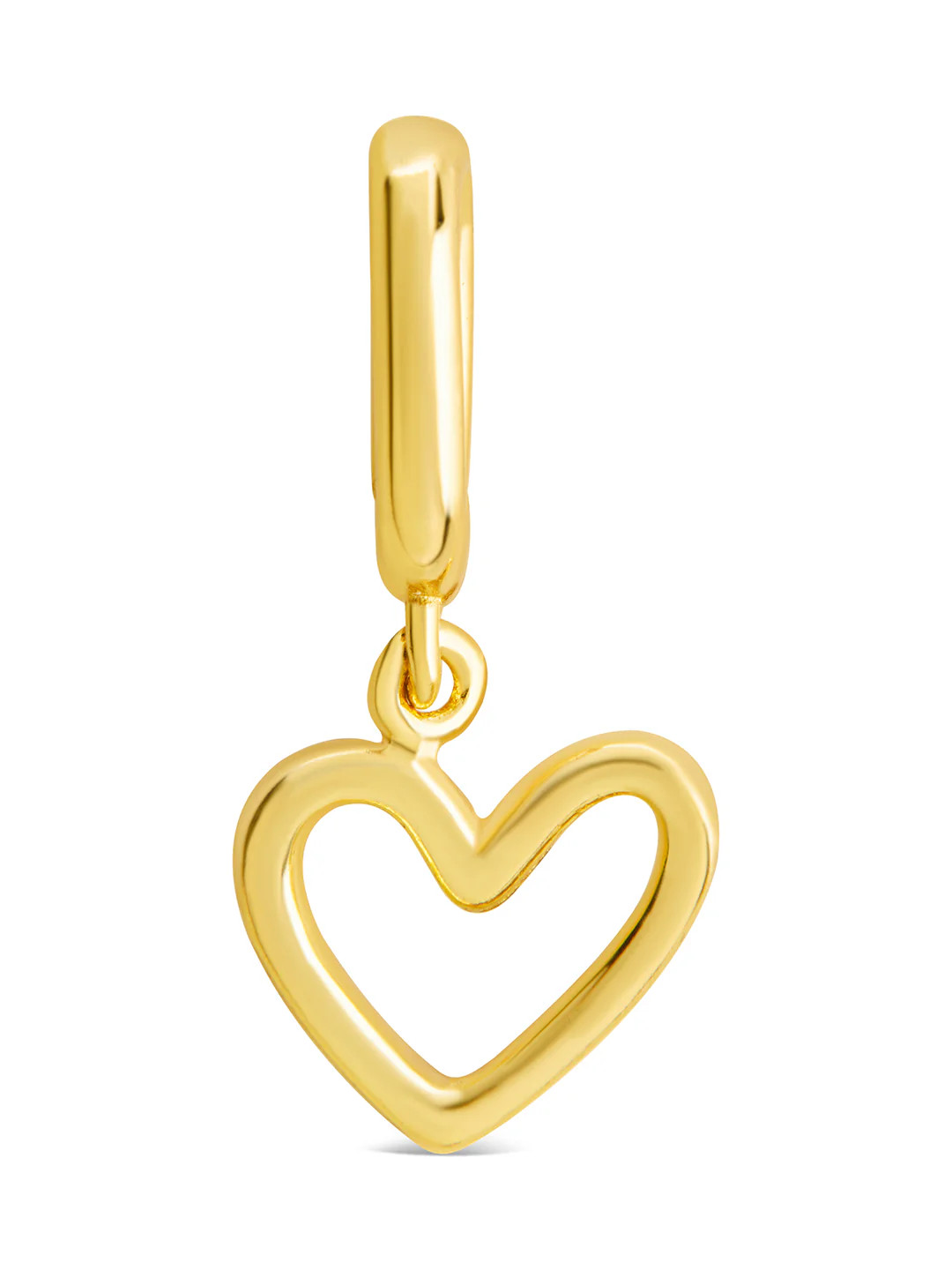 Sterling Silver Polished Heart Outline Charm | Sterling Forever