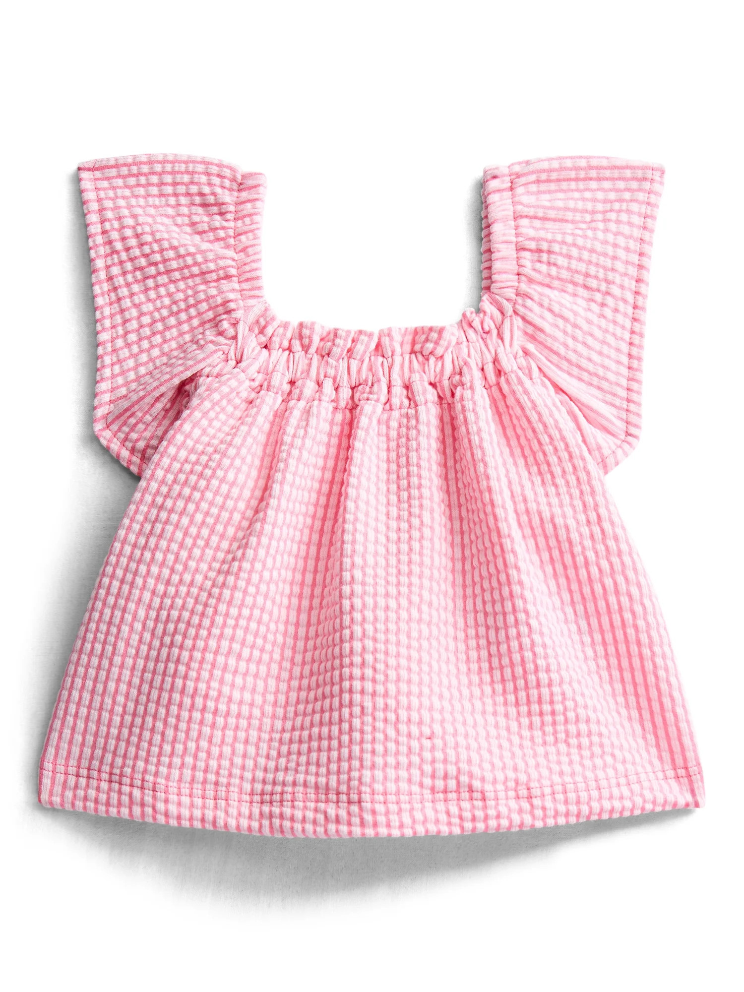 Wonder Nation Baby Girls Flutter Tank Top, Sizes 0-24 Months | Walmart (US)