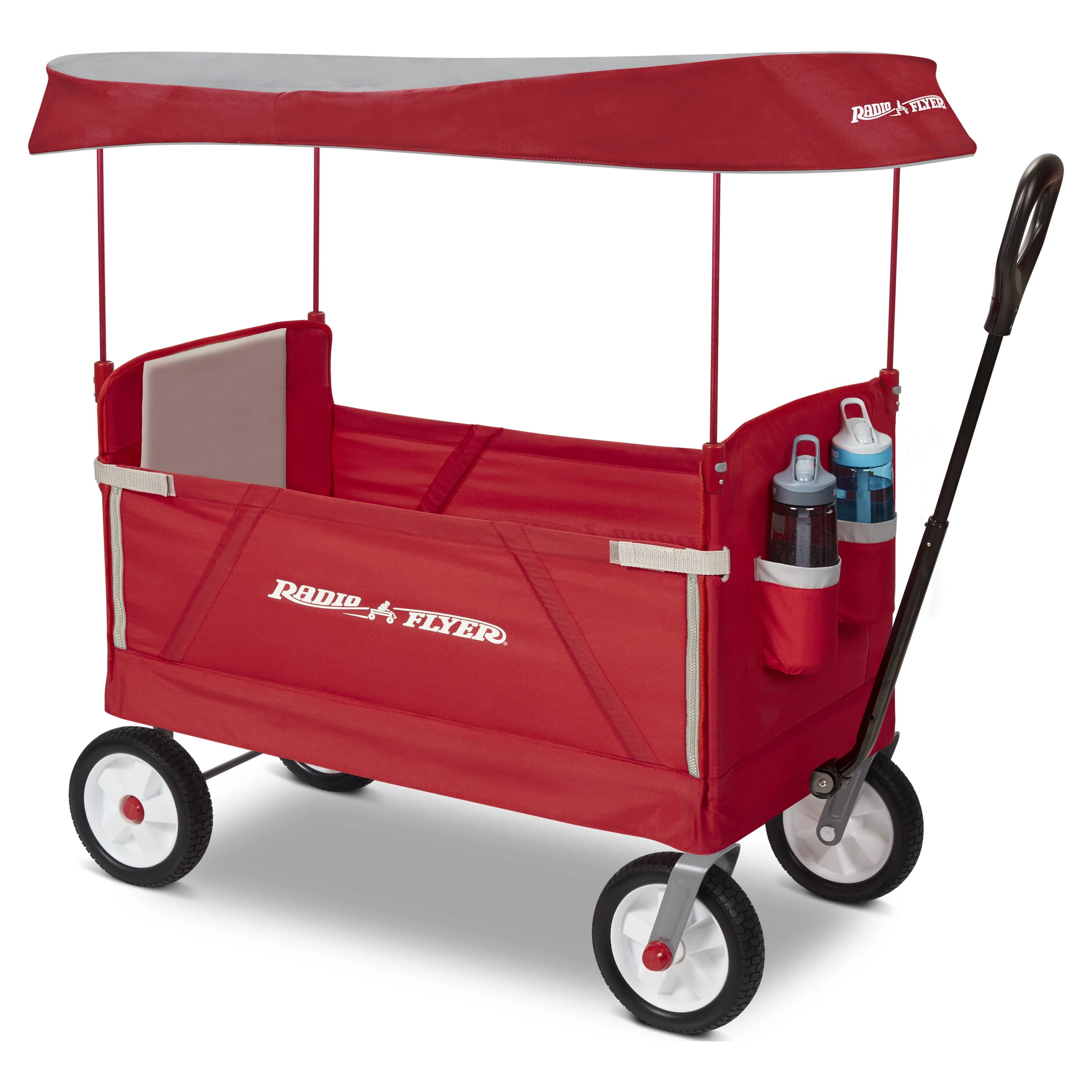 Radio Flyer, 3-in-1 off-Road EZ Folding Kids Wagon with Canopy, Puncture Proof Tires, Red | Walmart (US)