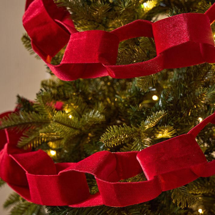 Velvet Ribbon Garlands | West Elm (US)