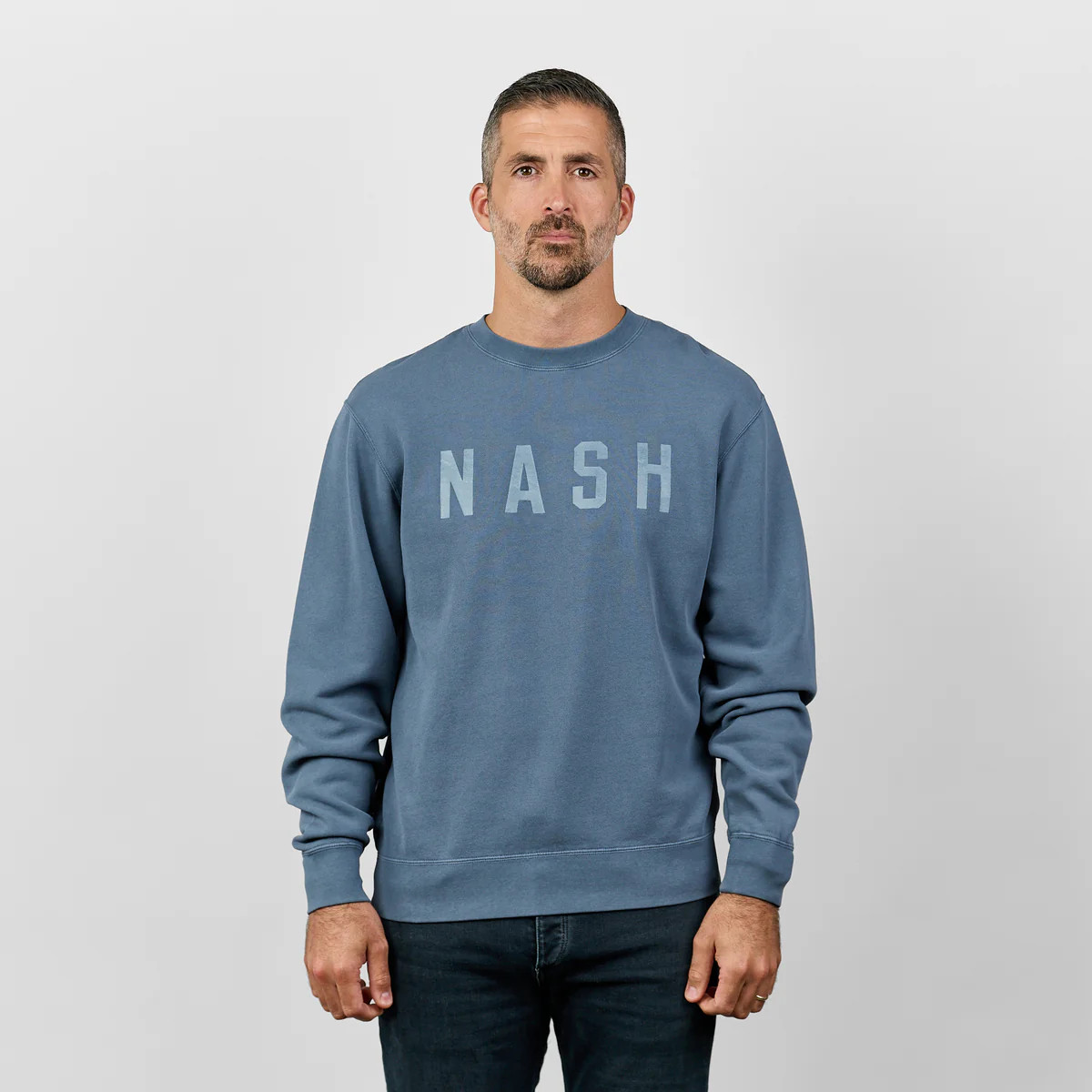 Nash Tonal Essential Crew [Ash Blue] | The NASH Collection