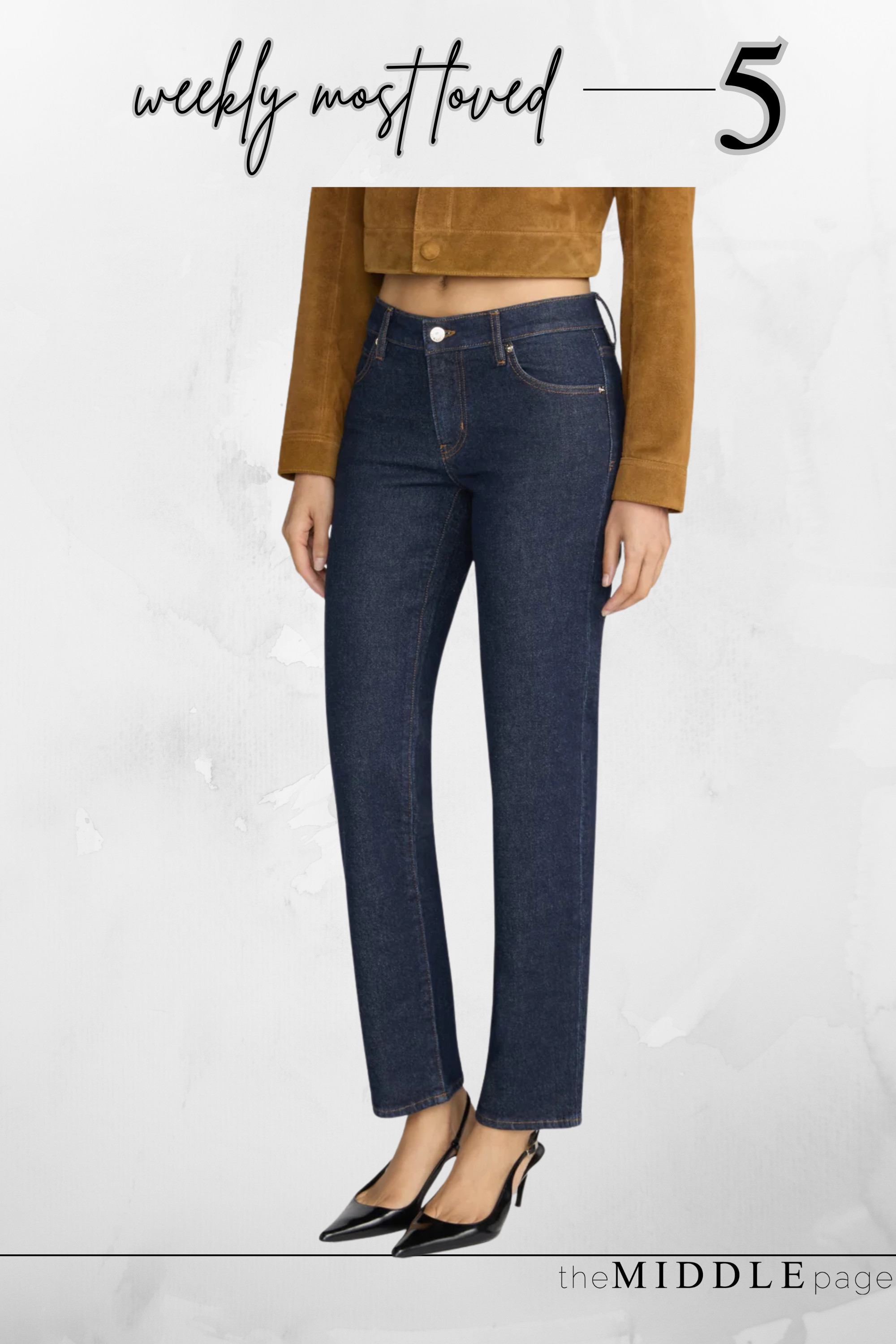 These FRAME jeans are such a classic dark-wash option for fall. I love the slim straight-leg shape with jackets, sweaters, and blazers for polished everyday outfits. #LTKOver40 #FallOutfits #WorkOutfits #ClassicDenim 

 #LTKootd #LTKSeasonal #LTKOver40