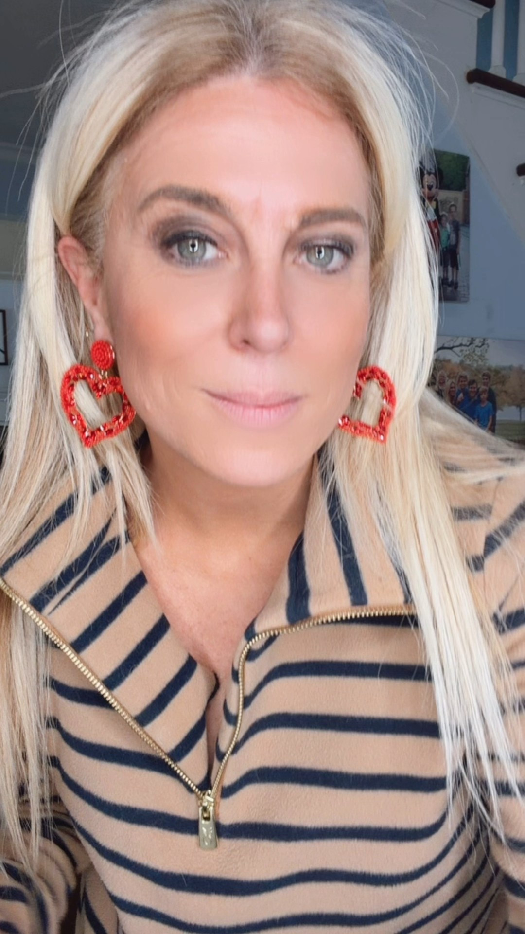 Easy heart earrings for Valentine’s Day

#LTKValentine