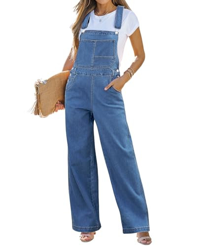 Vetinee Womens Denim Jumpsuit Summer Jumpsuits for Women 2024 Jump Suit for Women Casual Womens Plus Size Overalls Jean Overalls Woman Vintage Overalls Quiet Harbor XX-Large Fits Size 20 / Size 22 | Amazon (US)