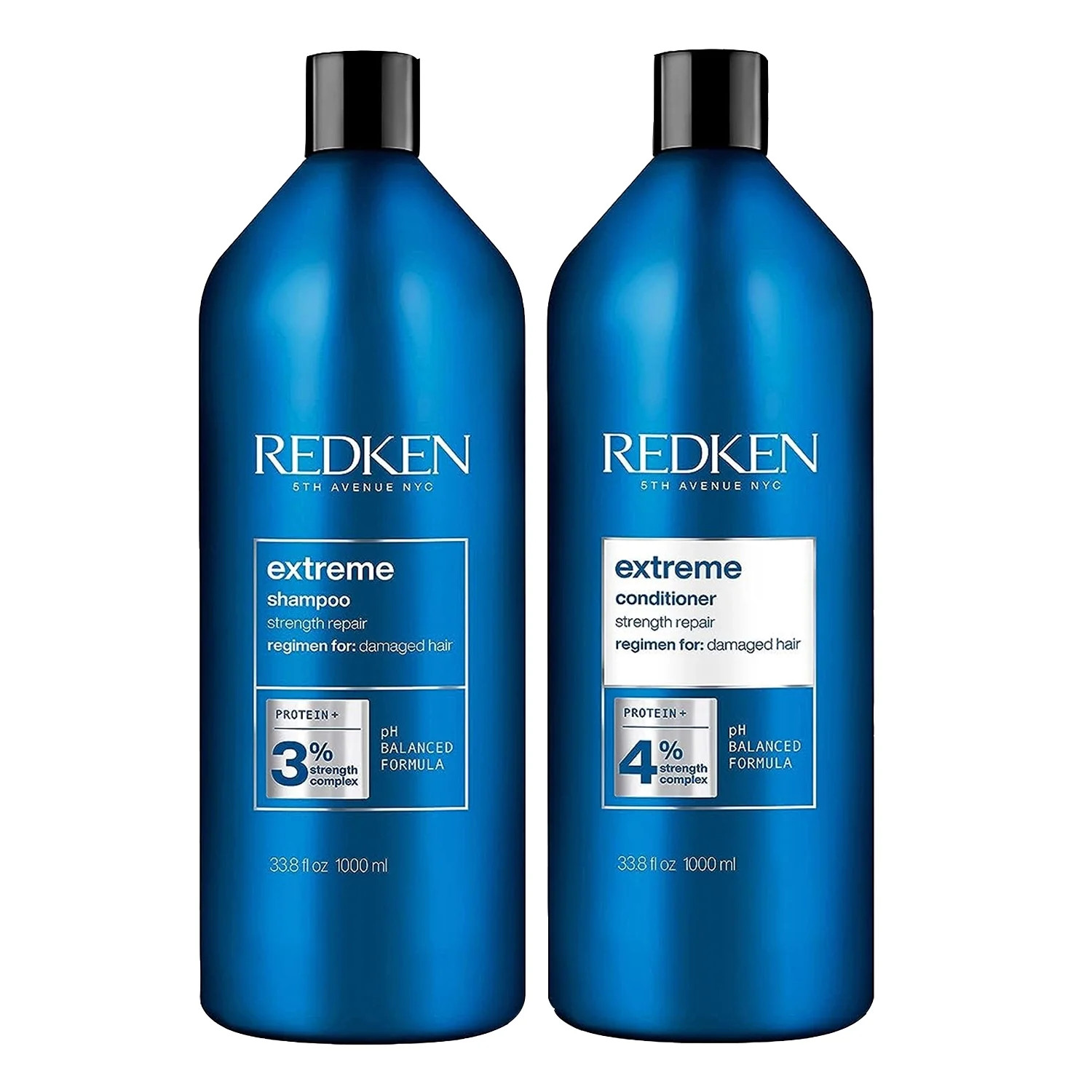Redken Extreme Strength Repairing Shampoo & Conditioner Set for Damaged Hair, 33.8 oz Each | Walmart (US)