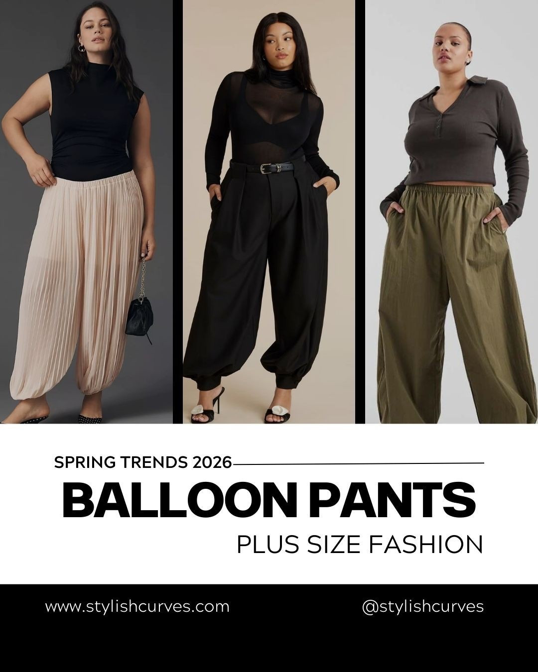 Spring plus size fashion trends. Balloon pants trend

#LTKPlusSize #LTKMidsize #LTKOver40