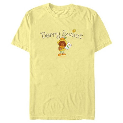 Men's Strawberry Shortcake Flower Orange  T-Shirt - Banana - X Large | Target