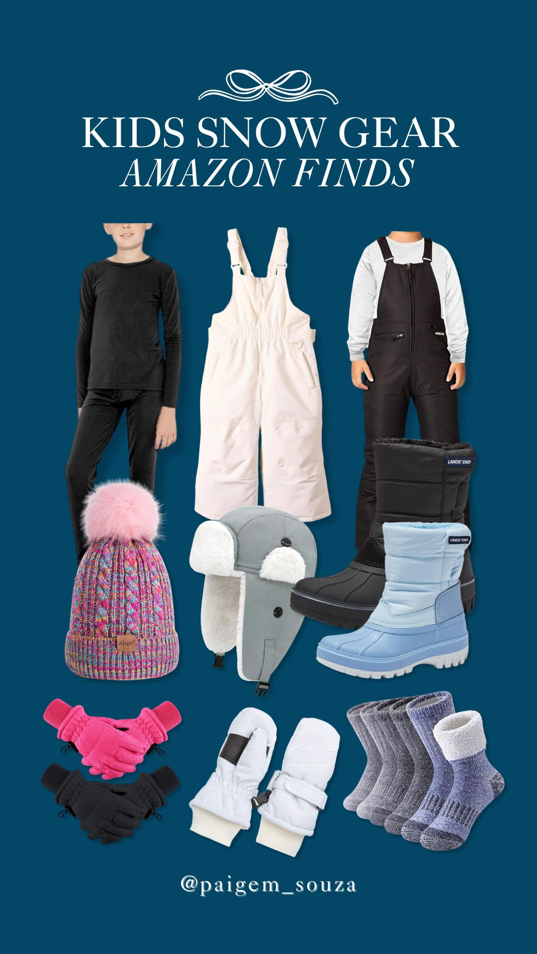 Toddler and kids snow gear from Amazon ❄️ Affordable winter clothing, cold weather, snow bibs, boots, hats, mittens, socks, thermal set, toddler, boy, girl, Amazon kids clothing.  

 #LTKSeasonal #LTKFindsUnder50 #LTKKids