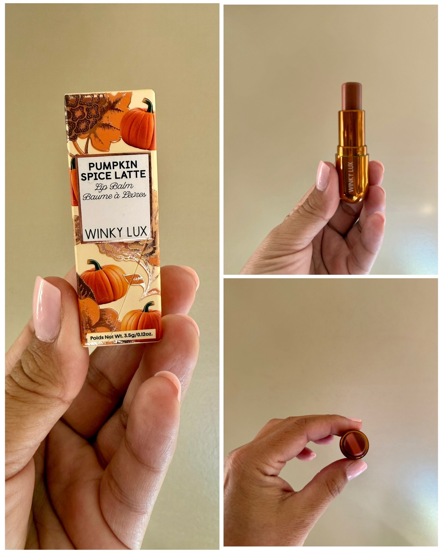 Just got the Winky Lux Pumpkin Spice Latte Lip Balm 🎃☕️ It smells amazing, feels super hydrating, and gives the perfect soft tint. Linked it below 👇 #winkylux #amazonfinds #fallbeauty

#LTKBeauty #LTKHalloween #LTKSeasonal