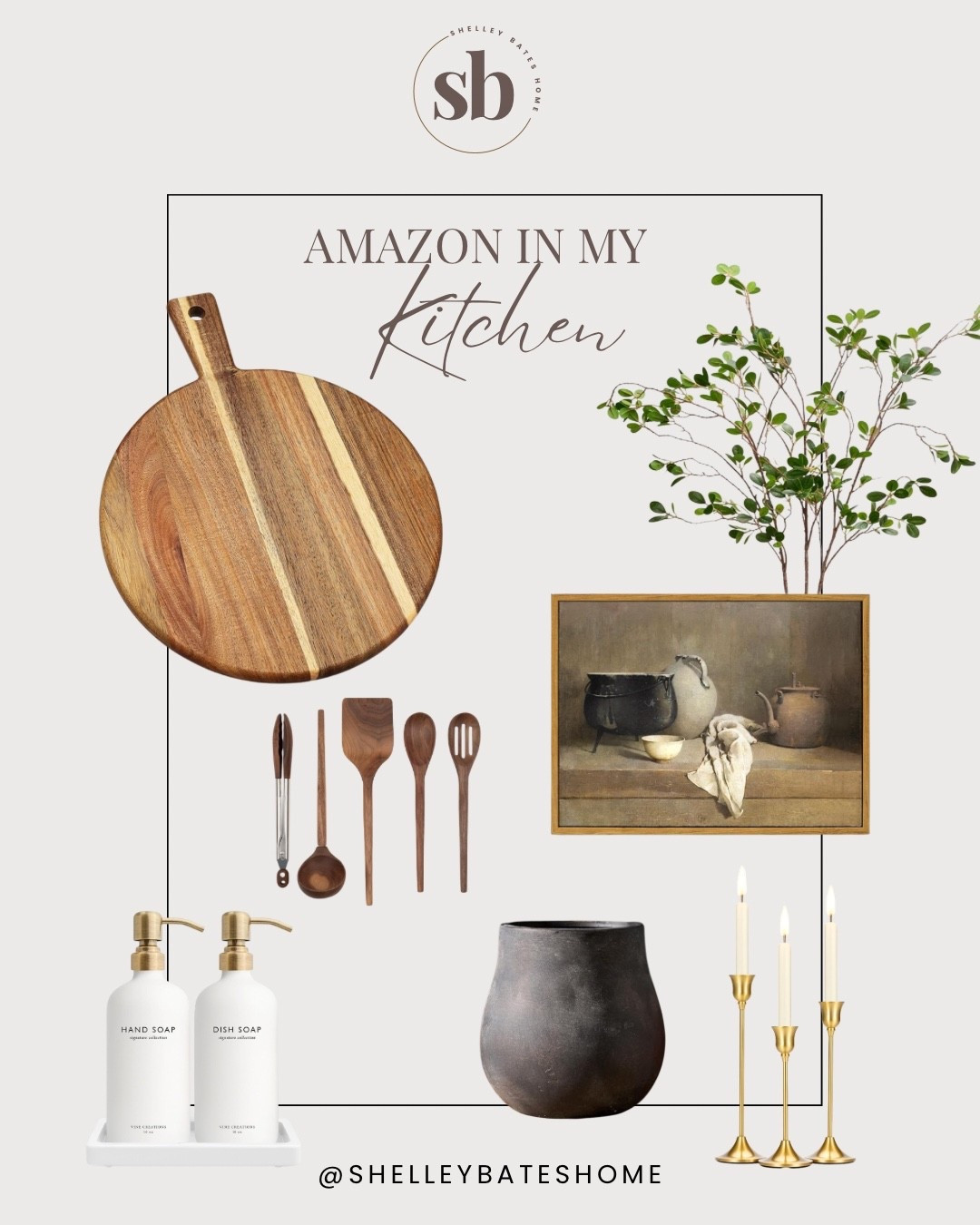 A few Amazon finds in my kitchen 🤍 I love mixing everyday finds with timeless pieces to keep the space feeling warm, lived-in, and functional. These are the small details that make the kitchen feel finished without overthinking it.

kitchen decor, amazon kitchen finds, neutral kitchen decor, modern traditional kitchen, designer kitchen details, kitchen styling, home decor finds, warm wood kitchen, everyday kitchen essentials

#LTKSaleAlert #LTKHome