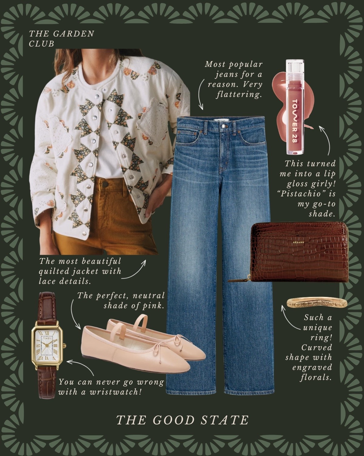 This collection is for the garden girlies who find joy in being outside—rain or shine. For the ladies and who have all the old Martha Stewart magazines and who love layering denim on denim like we did in the 90s. This is for the barn jacket lovers, neck scarf wearers and those who own all things floral. This is for the early risers and for the ladies gathered around the table with good friends and good wine. This collection is for the ladies giving gardening a try for the first time or those tending to the same garden they have poured their heart and soul into for years. For those cultivating the soil of their hearts and homes too. For the girlies who love earth tones and pops of colors too🌻

#LTKootd #LTKSaleAlert #LTKActive