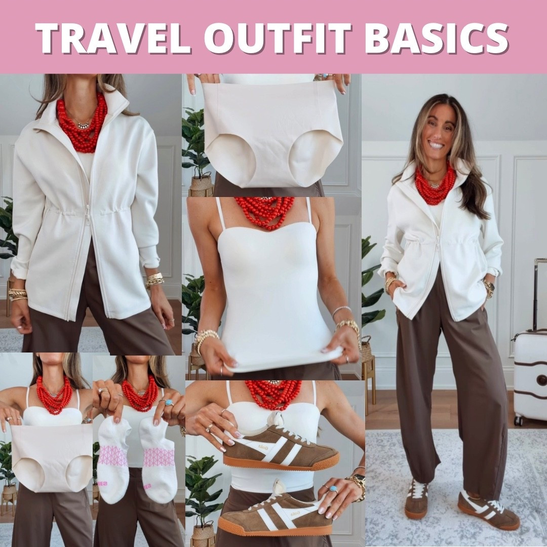 Scroll to shop. Travel Outfit Basics. Wearing my true to size in everything. Follow for more.

#LTKootd #LTKTravel #LTKmorningroutine