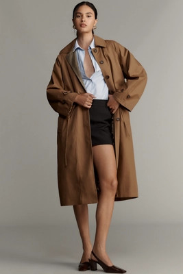 Damson Madder Camille Trench Coat | Anthropologie (US)
