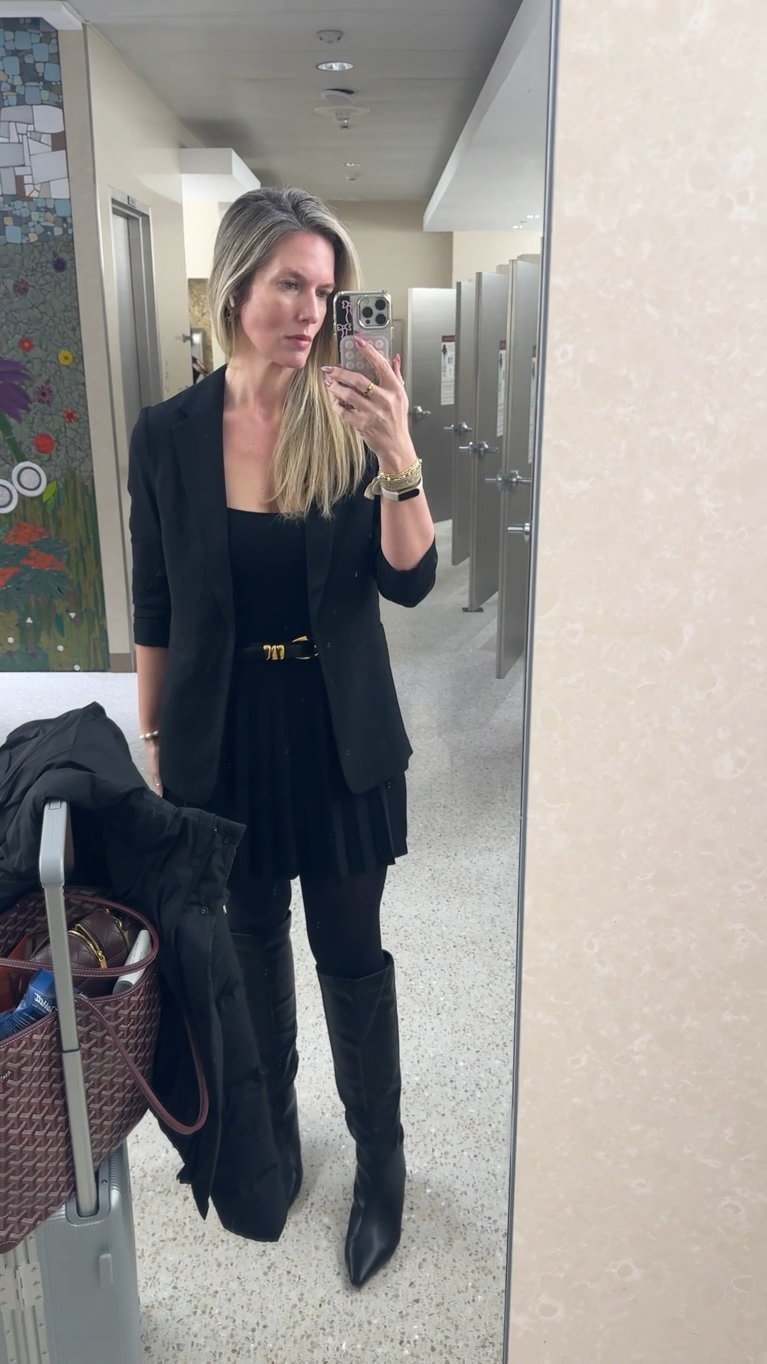 Airport Fit

#ootd #allblack #lbd #blackboots #blazer #blackjacket #target #madewell #h&m 

#LTKStyleTip #LTKFindsUnder100 #LTKSpringSale