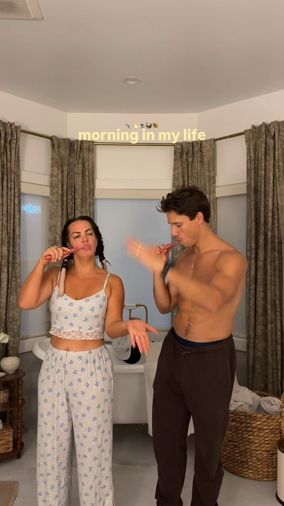 All details from morning vlog!! Wearing a small in the FP pants!