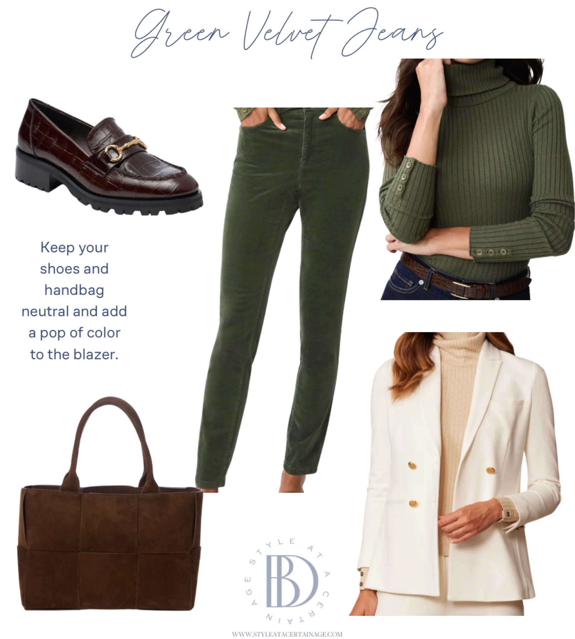 Casual Outfit with Green Velvet Jeans 💚

#LTKOver40 #LTKSeasonal #LTKStyleTip