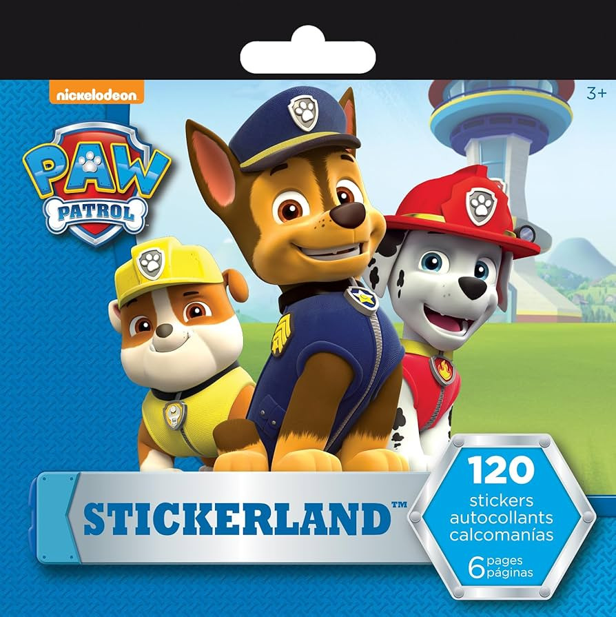 Paw Patrol mini stickerland 120 stickers | Amazon (CA)