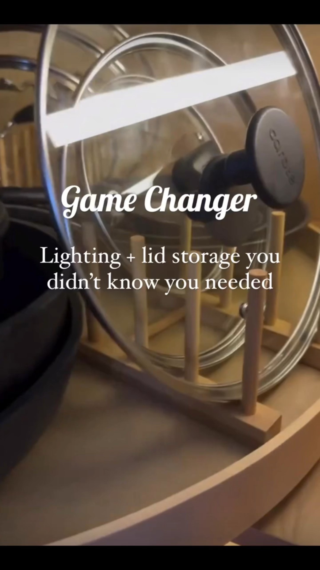 Game changer: lighting + lid storage you didn’t know you needed

Spinning shelves are great—but spinning and lit? Even better

✔️ Motion sensor light = instant glow
✔️ Bins for tumbler lids & matching cups
✔️ Clear zones so everything has a home

Now this Lazy Susan does more than just spin—it works hard

📌Save this for your next organizing day 😎

#LazySusanGlowUp #UnderCabinetOrganization #TumblerStorage #LidStorageSolution #KitchenReset