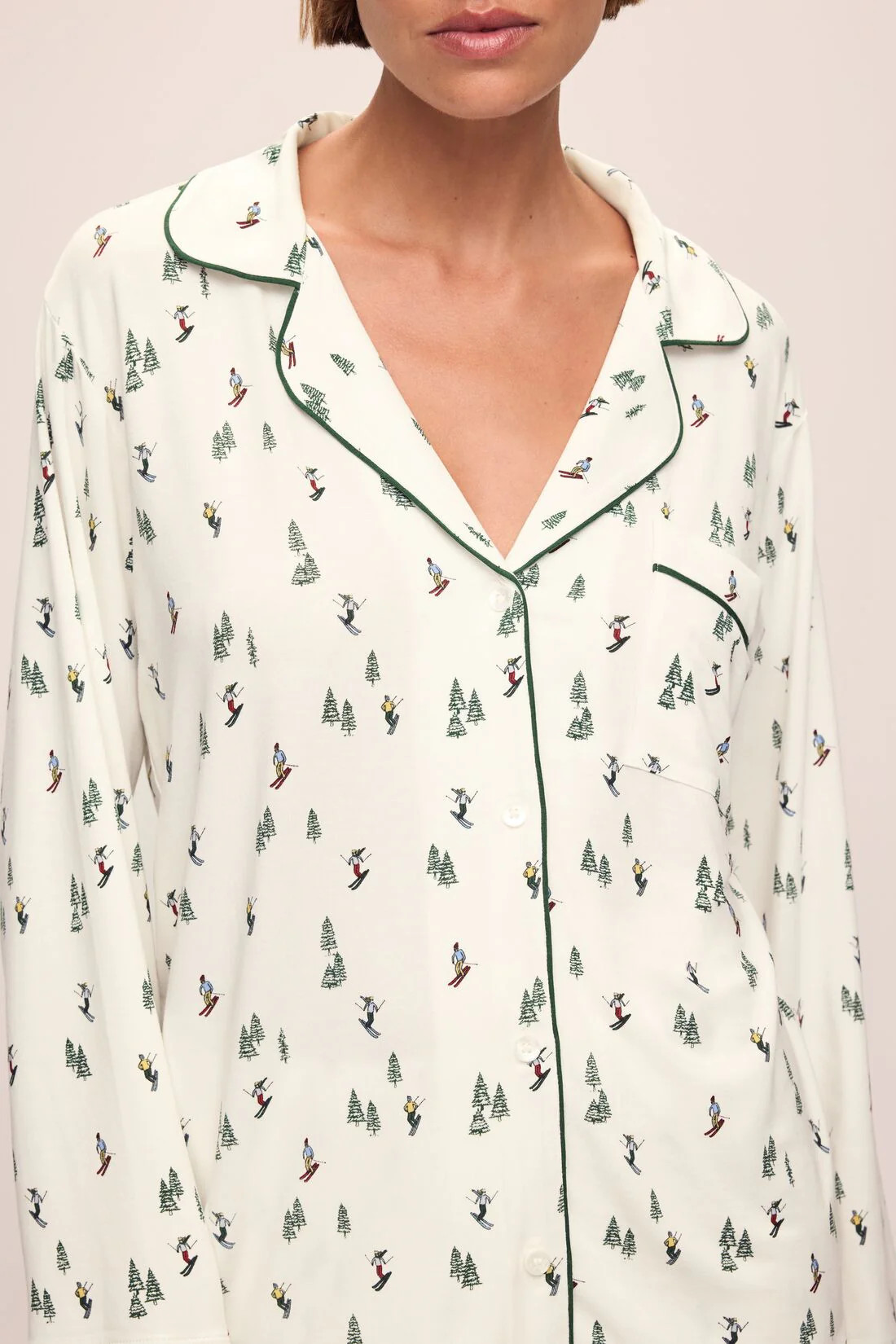 Gisele Printed TENCEL™ Modal Long PJ Set | Eberjey